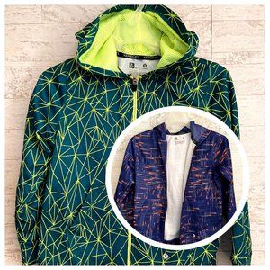 Xersion Boys Hooded Jacket Bundle Blue/Green 10/12